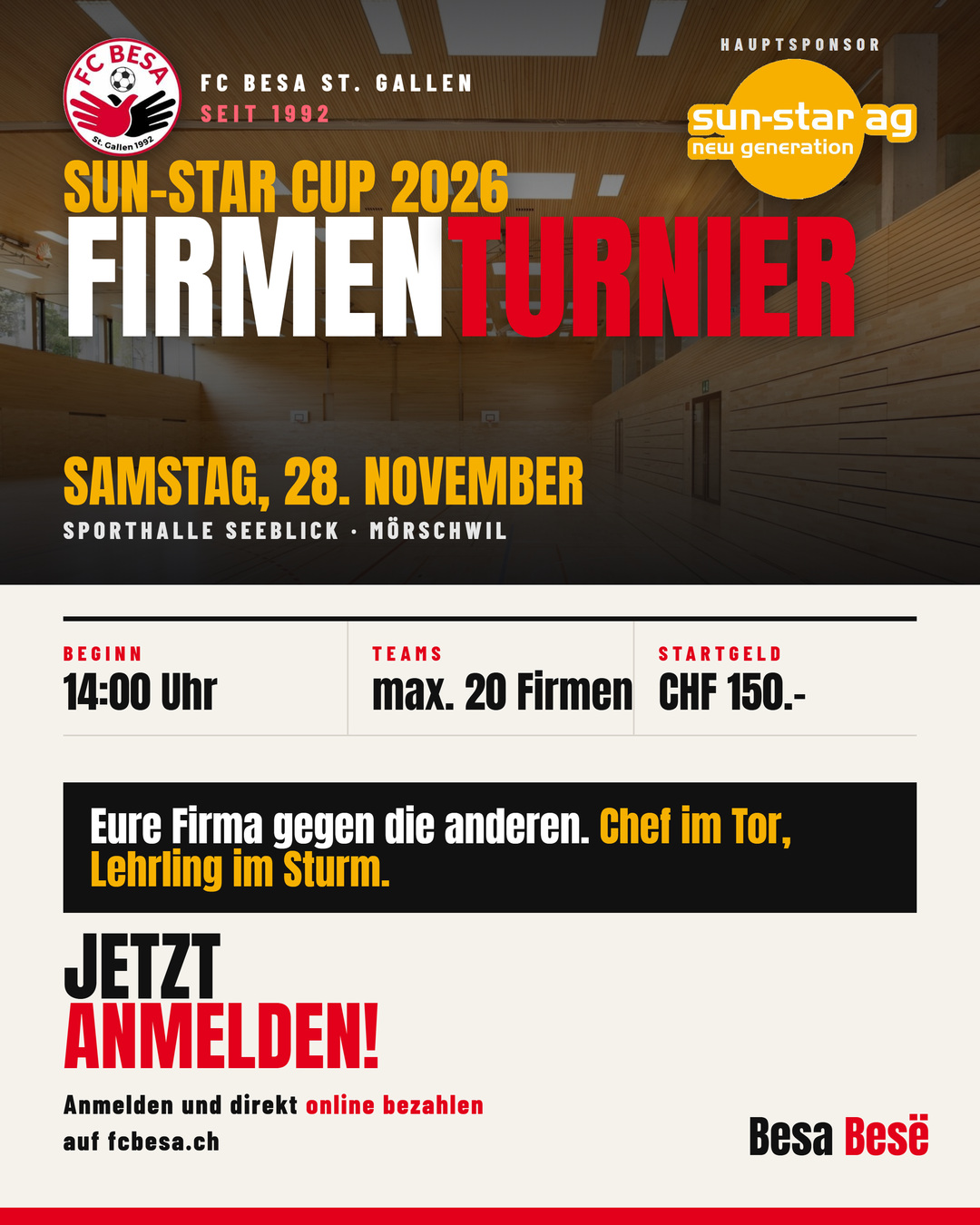 Bild zu sun-star Cup: Firmenturnier